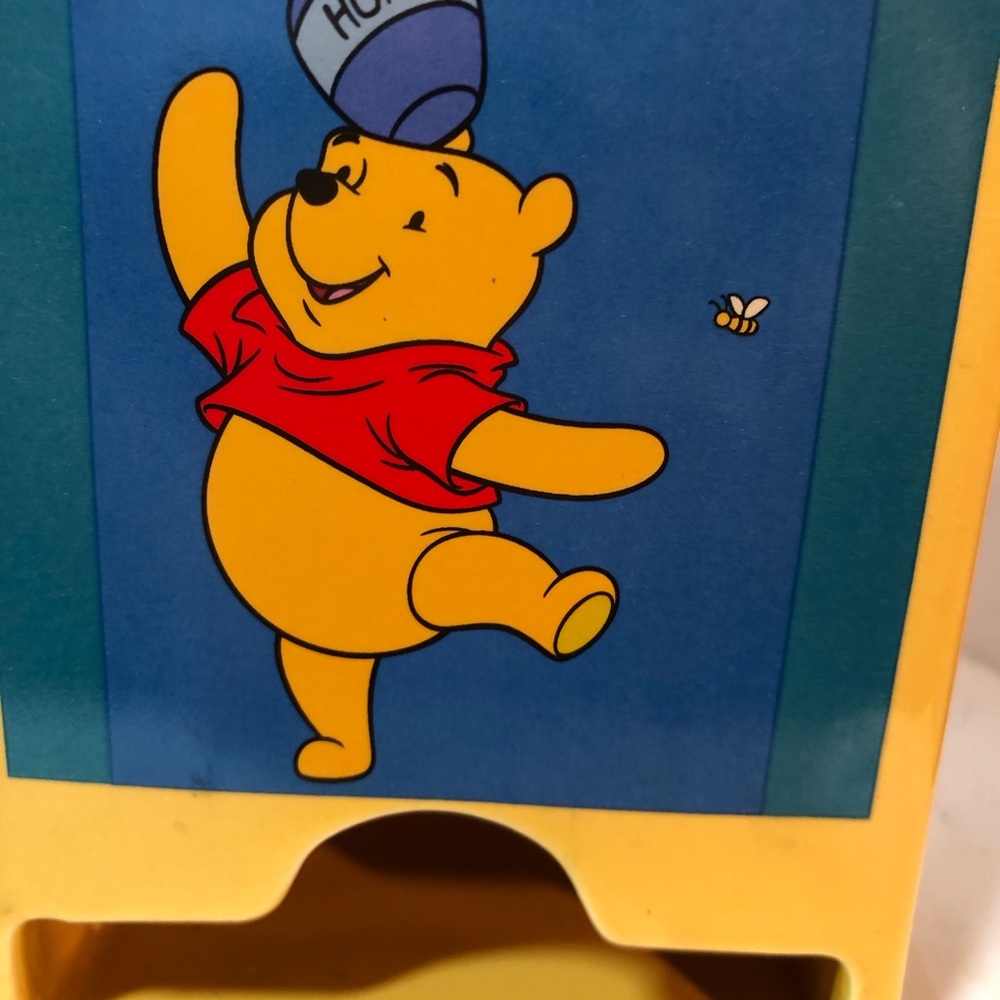 Phooh Bear tea box tissue holder vintage rare